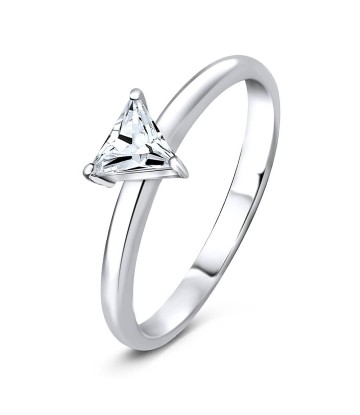 Triangle Shape Silver Ring SCR-5-07